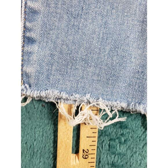 Lucky Brand Jeans Size 4 Womens Blue Stretch Pants Fray Hem Mid Rise Ava Skinny - Picture 9 of 14